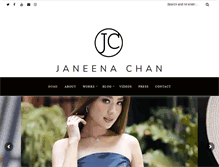 Tablet Screenshot of janeenachan.com